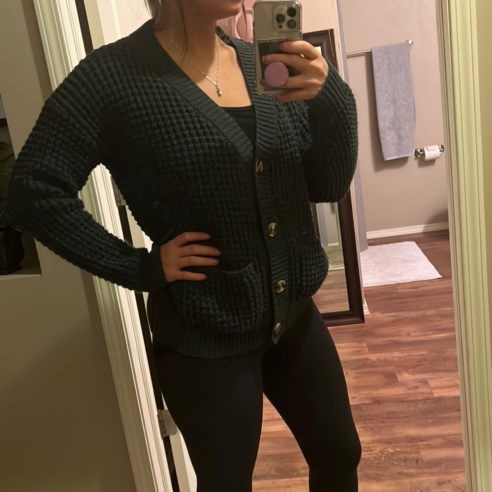 Navy Cardigan